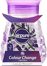 Парфумерія, косметика Освіжувач гелевий з кристалами "Лаванда" - Airpure Colour Change Crystals Lavender Moments