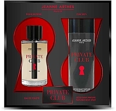 Духи, Парфюмерия, косметика Jeanne Arthes Private Club - Набор (edt/100ml+deo/200ml)