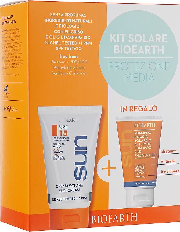 УЦЕНКА Солнцезащитный набор - Bioearth Solare Kit SPF15 *