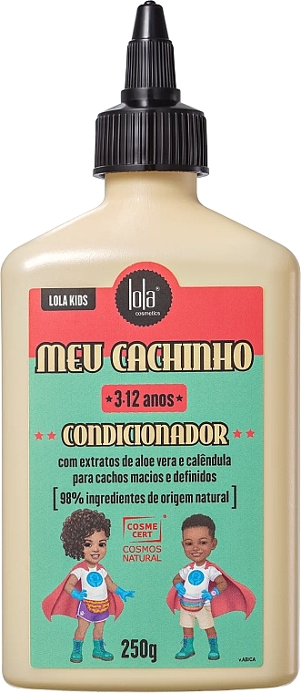 Дитячий кондиціонер для виткого волосся - Lola Cosmetics Meu Cachinho Conditioner — фото N1