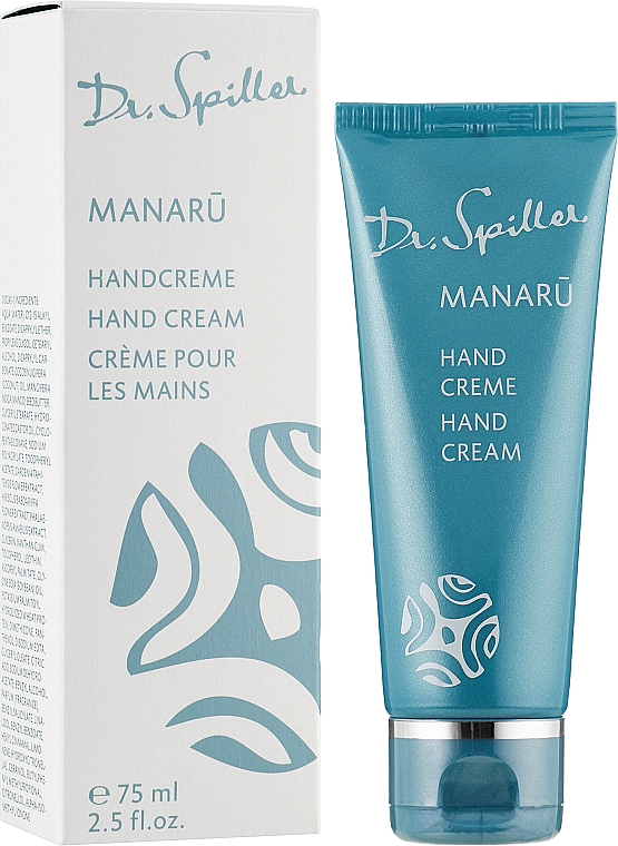 Крем для рук - Dr. Spiller Manaru Hand Cream — фото N2