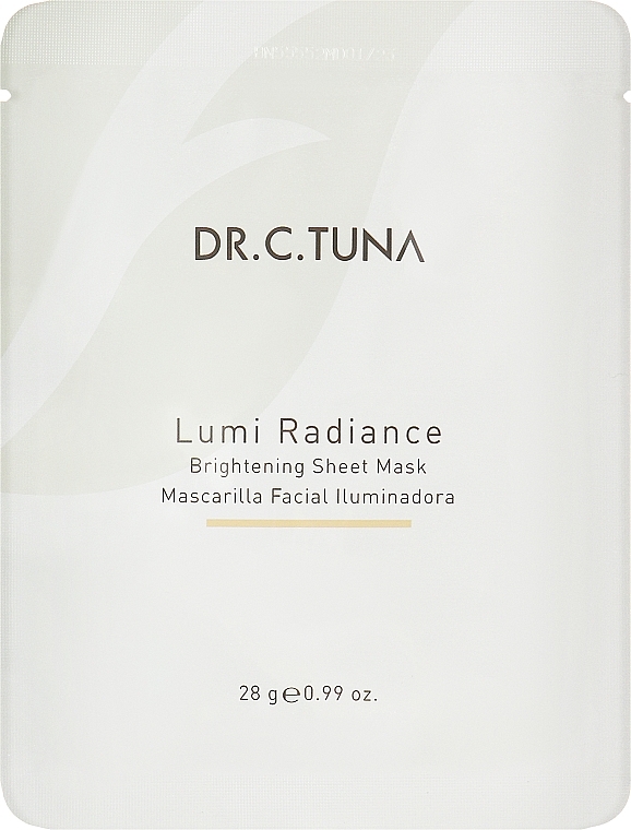 Осветляющая тканевая маска - Farmasi Dr. C. Tuna Lumi Radiance Brightening Sheet Mask — фото N1