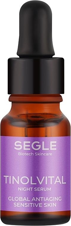 Ночная сыворотка против старения кожи лица - Segle Tinolvital Night Serum — фото N1