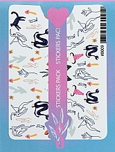 Парфумерія, косметика Дизайнерські наклейки для нігтів "Color 0009" - StickersSpace 