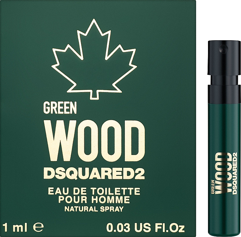 Dsquared2 Green Wood Pour Homme - Туалетная вода (пробник) — фото N1