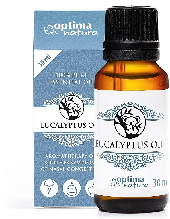 Эфирное масло эвкалипта - Optima Natura 100% Natural Essential Oil Eucalyptus — фото N2