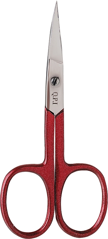 Ножницы ногтевые HH-403, 9.5 см, красные - QPI — фото N1