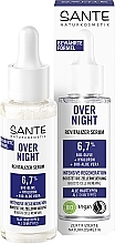 Парфумерія, косметика Біосироватка-ревіталізатор для обличчя з гіалуроновою кислотою - Sante Over Night Serum