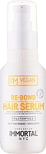 Сироватка для глибокого відновлення пошкодженого волосся - Immortal NYC I'm Vegan Re-Bond Hair Serum — фото N1