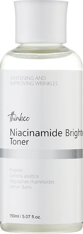 Освітлювальний тонер для обличчя з ніацинамідом від пігментних плям - Thinkco Niacinamide Brightening Toner