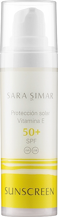 Сонцезахисний крем для обличчя - Sara Simar Sunscreen SPF 50 — фото N1