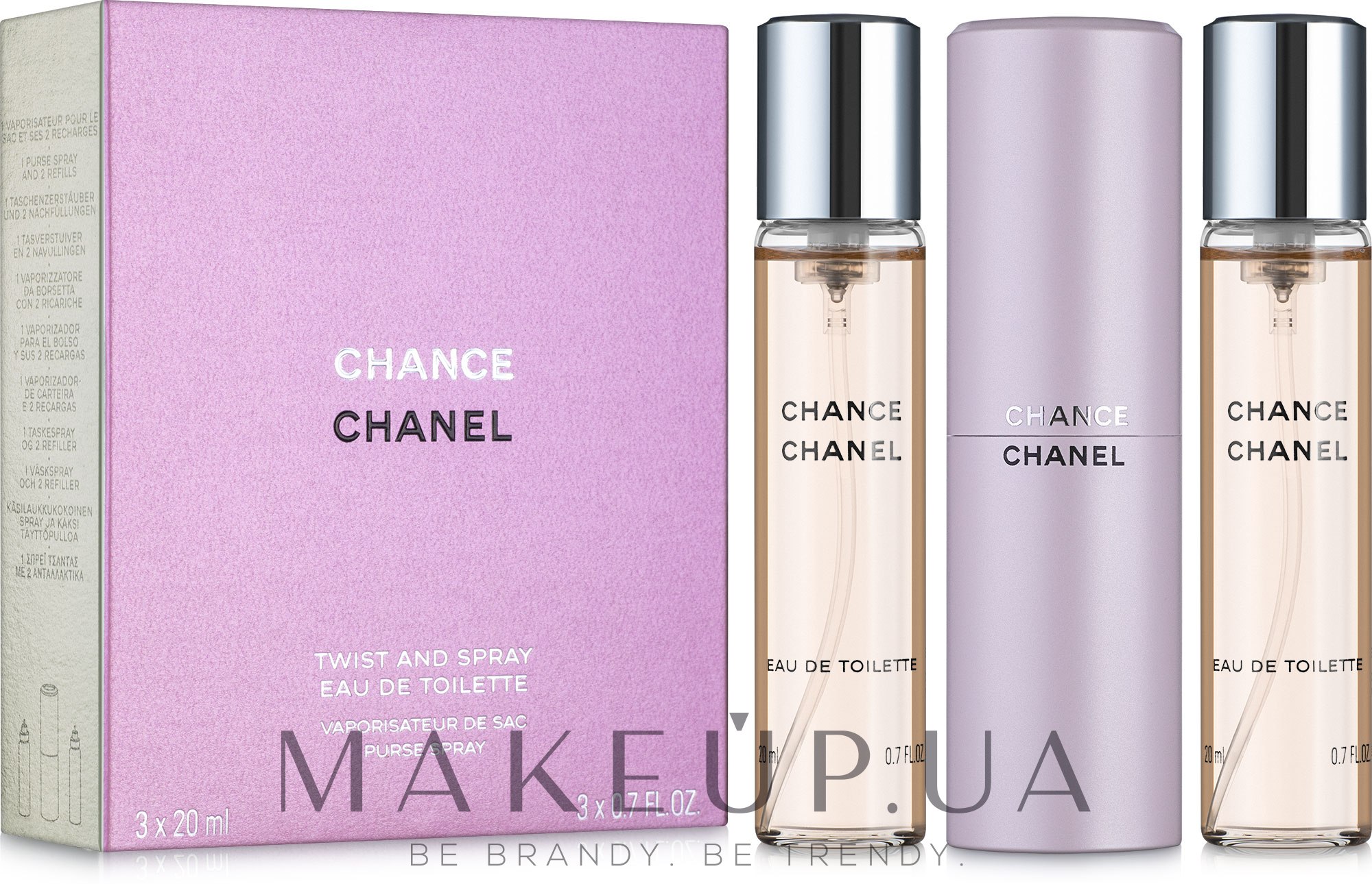 Chanel Chance - Запасні блоки для туалетної води — фото 3x20ml