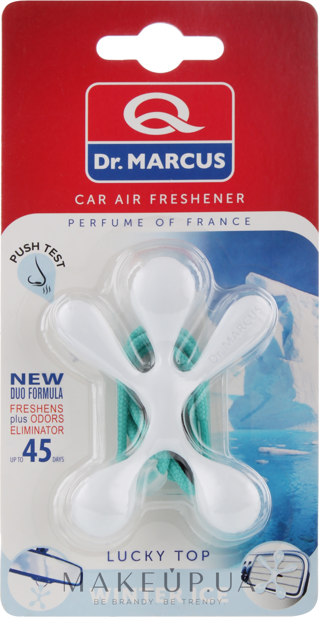 Ароматизатор воздуха для автомобиля "Зимний лед" - Dr.Marcus Lucky Top Winter Ice — фото 23g