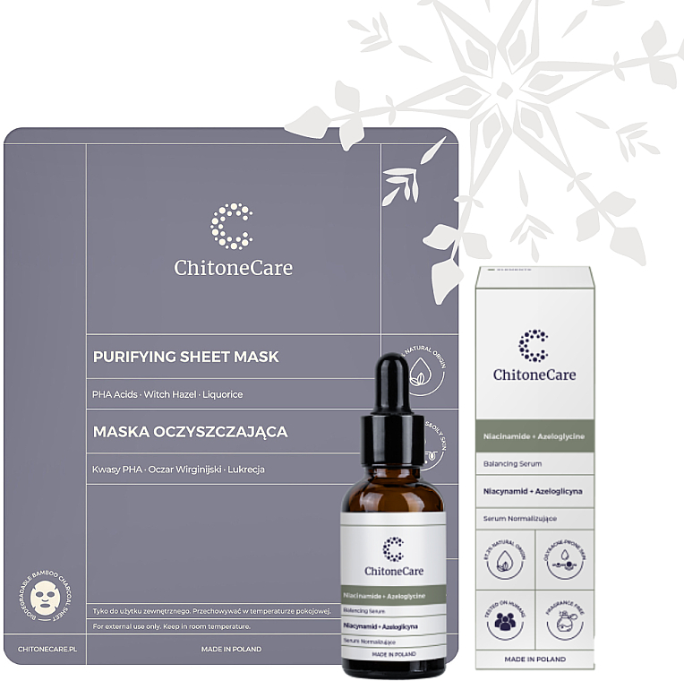 Набор "Just Balance" - Chitone Care Just Balance Box (mask/23ml + ser/30ml) — фото N1