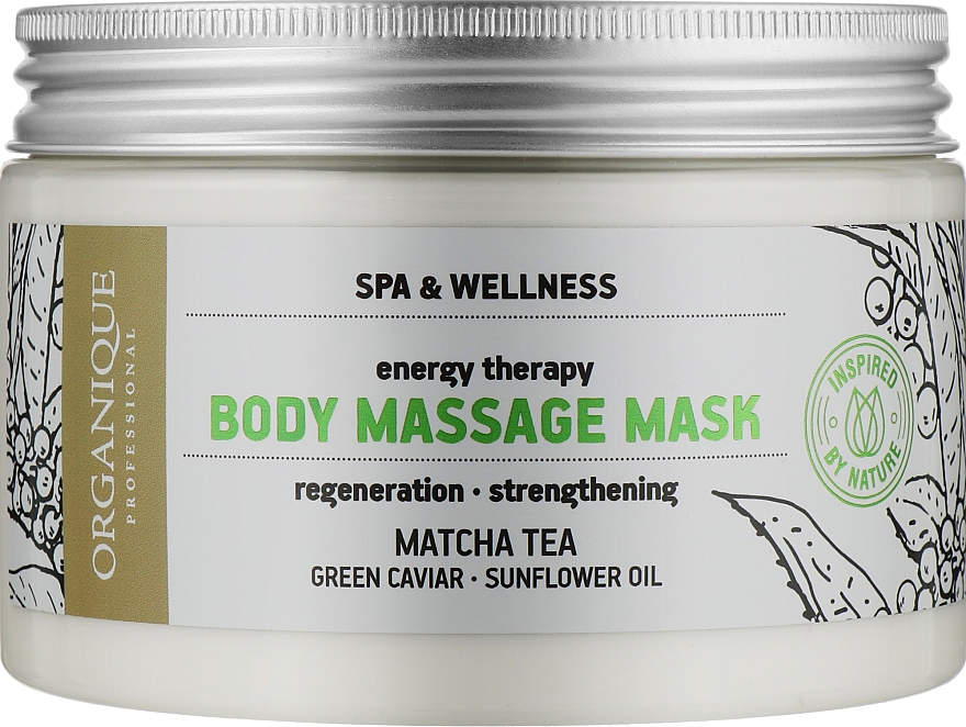 Энергетическая маска для массажа тела - Organique Energy Therapy Body Massage Mask — фото N1