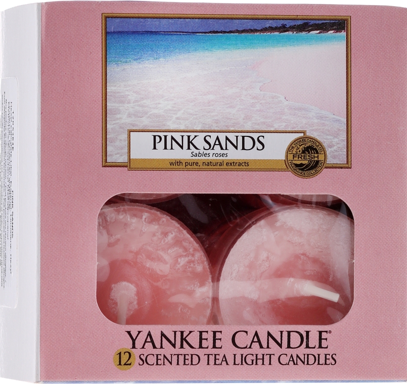 Чайные свечи "Розовые пески" - Yankee Candle Scented Tea Light Candles Pink Sands — фото N1