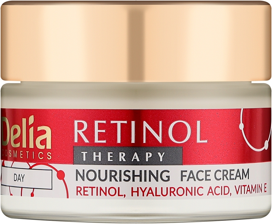 Денний крем для обличчя - Delia Retinol Therapy Nourishing Day Face Cream — фото N1