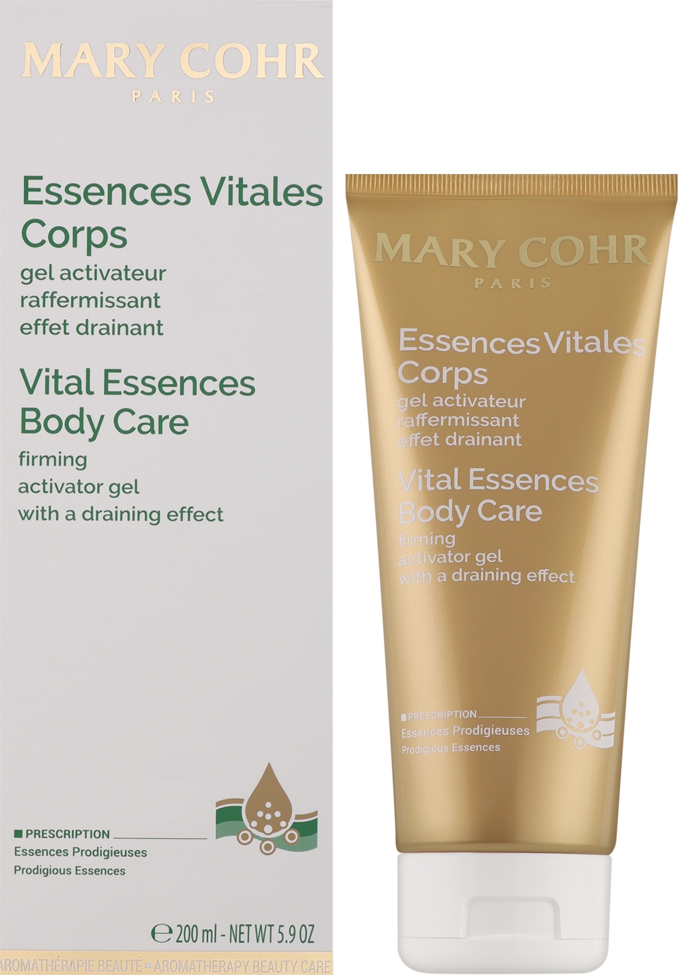 Активизирующая эссенция для тела - Mary Cohr Vital Essences Body Care — фото 200ml