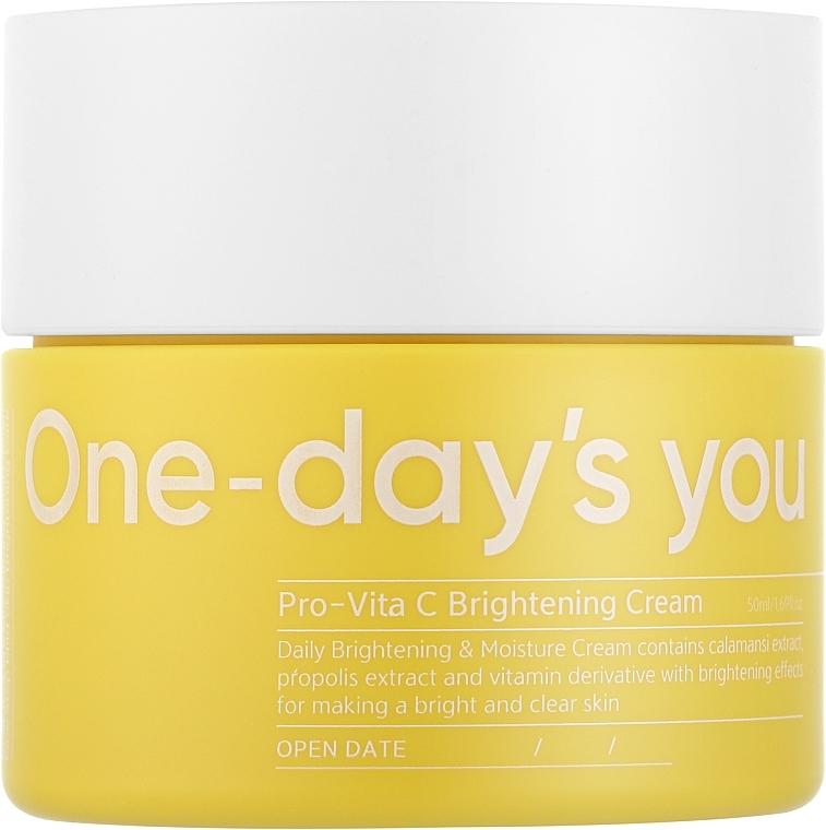 Осветляющий крем для лица - One-Days You Vita-C Brightening Cream — фото N1