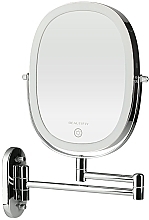 Двойное боковое зеркало для макияжа с 7X и подсветкой - Beautifly Dual Side 7x Wall Mirror — фото N1