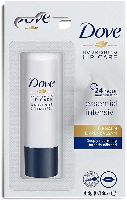 Зволожувальний бальзам для губ - Dove Lip Balm Care Essential — фото N1