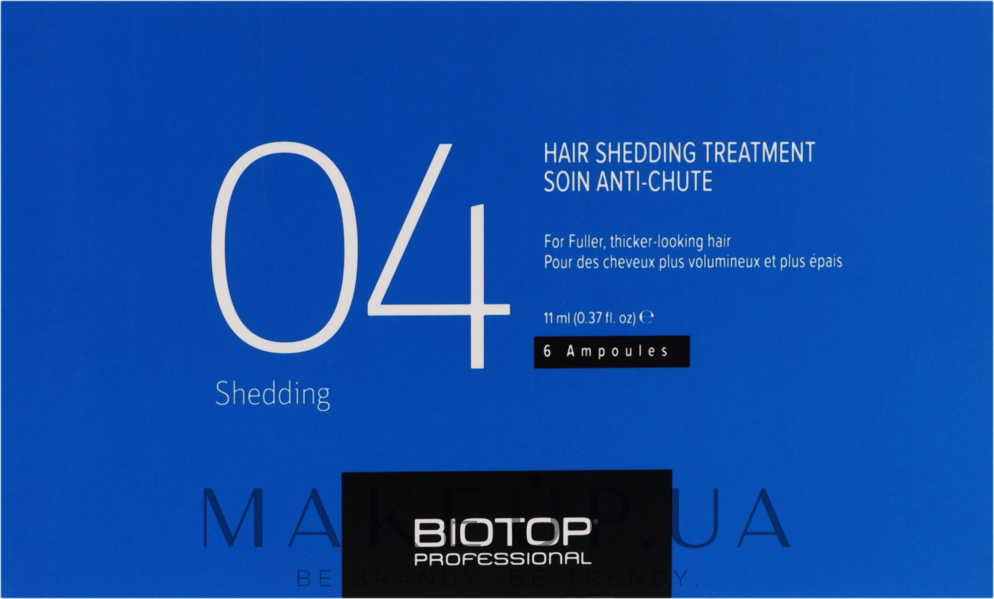 Ампула против выпадения волос - Biotop 04 Shedding Root — фото 6x11ml
