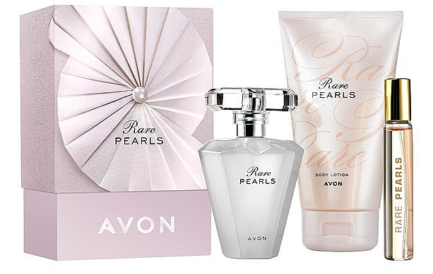 Avon Rare Pearls - Набор (edp/50ml + b/l/150ml + edp/10ml) — фото N1