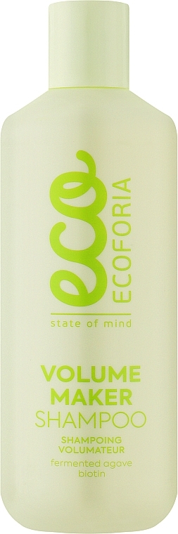 Шампунь для об'єму волосся - Ecoforia Hair Euphoria Volume Maker Shampoo — фото N1