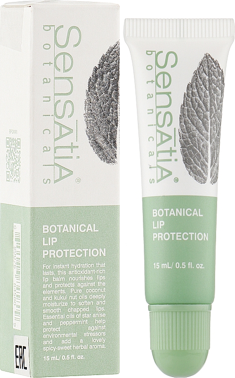 Бальзам-блиск для губ "Захист" - Sensatia Botanicals Lip Protection — фото N2