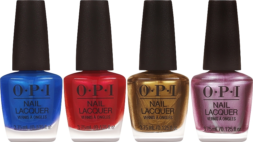 Набор - OPI Metallic Mega Mix Mini Nail Laquers (lacquer/4x3.75ml) — фото N2