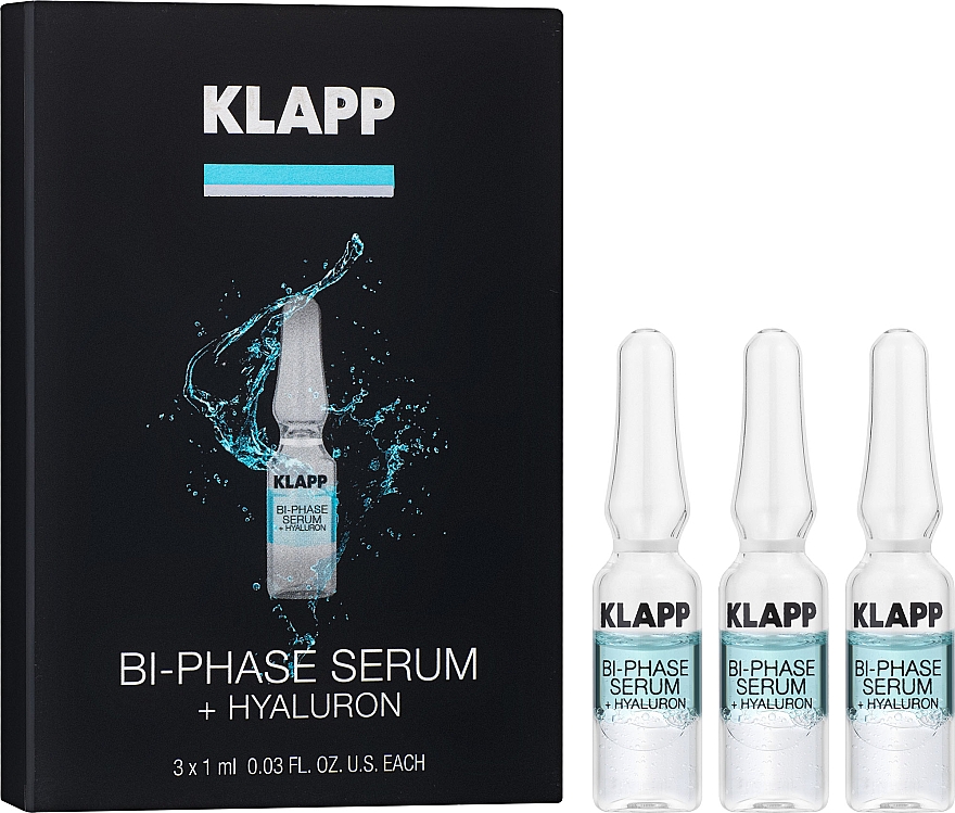 Двухфазная сыворотка "Гиалурон" - Klapp Bi-Phase Serum Hyaluron