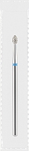 Парфумерія, косметика Фреза алмазна синя "Крапля", діаметр 2,3 мм, довжина 4 мм - Divia DF004-23-B