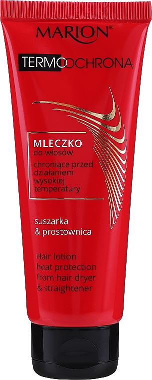 Молочко для волос, защищающее от высокой температуры - Marion Hair Lotion Heat Protection — фото N1