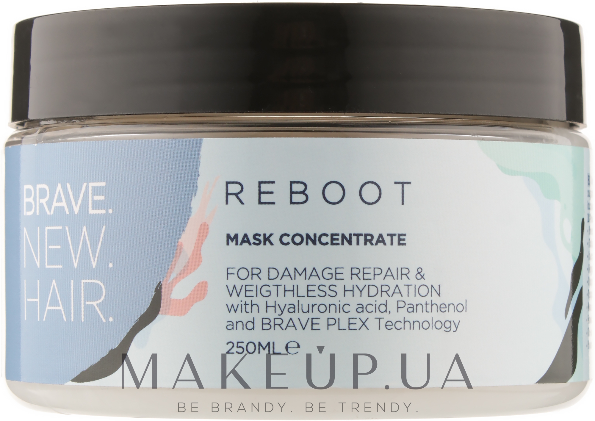 Маска-концентрат для глибокого відновлення й зволоження волосся - Biopharma Reboot Brave New Hair Mask — фото 250ml
