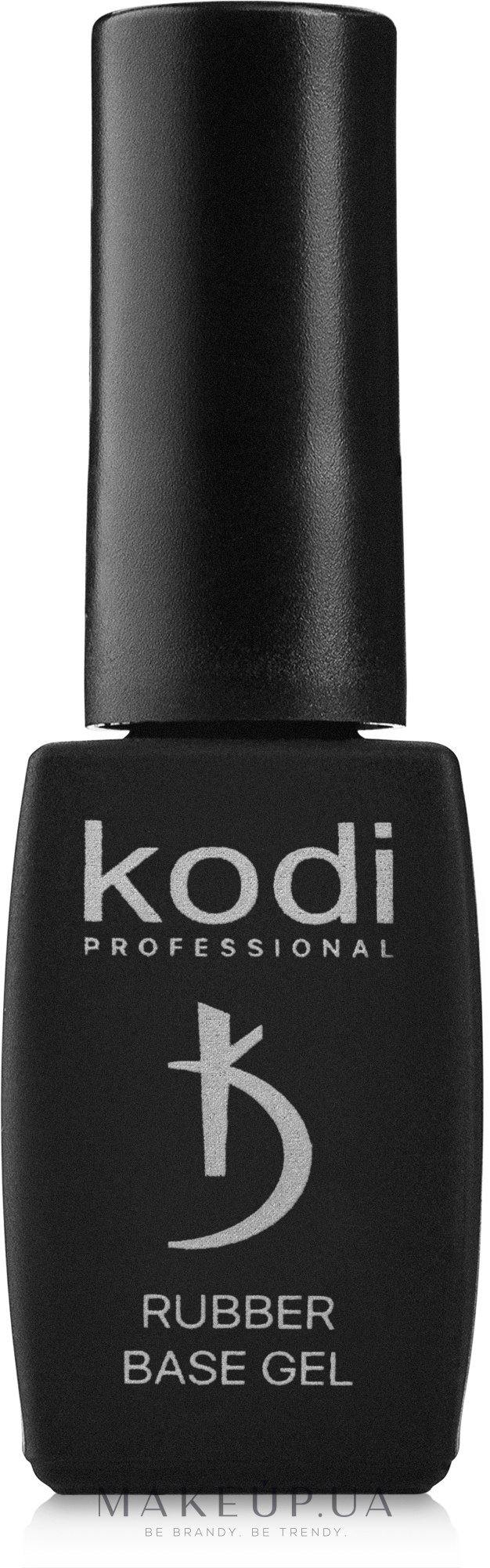 Каучукова база для гель-лаку, чорна - Kodi Professional Rubber base Gel Black — фото 8ml