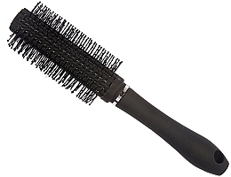 Парфумерія, косметика Щітка для волосся кругла, чорна - Roro Hair Brush
