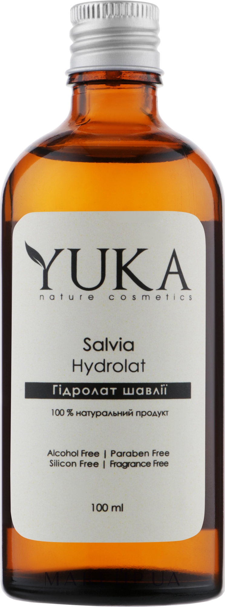 Гідролат шавлії - Yuka Hydrolat Salvia — фото 100ml