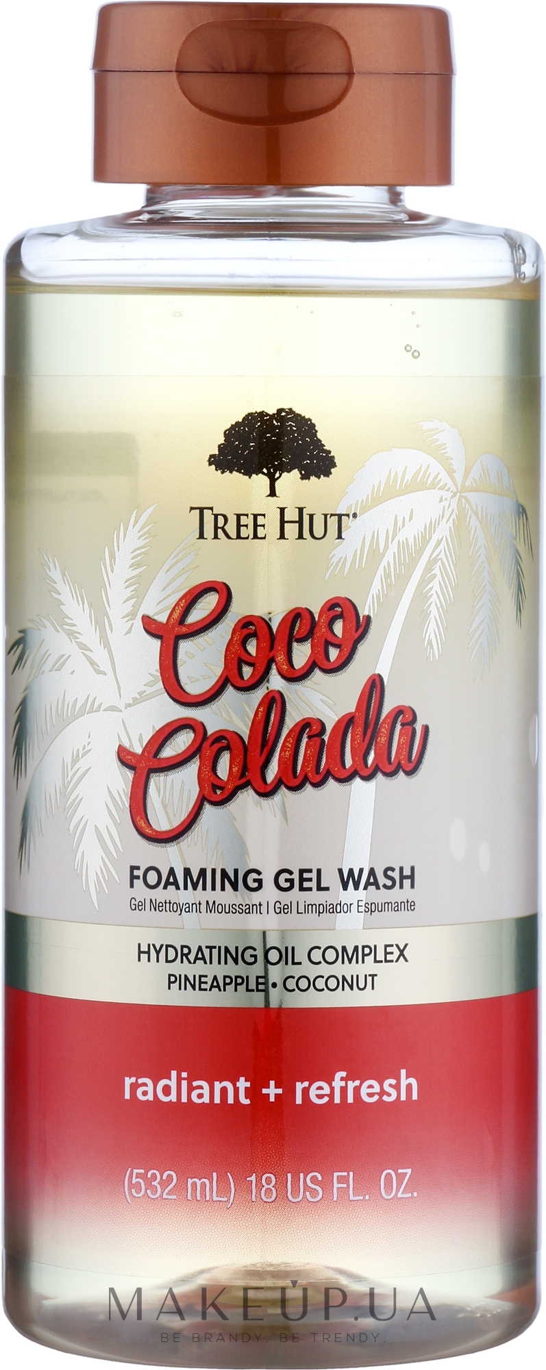 Гель для душа - Tree Hut Coco Colada Foaming Gel Wash — фото 532ml
