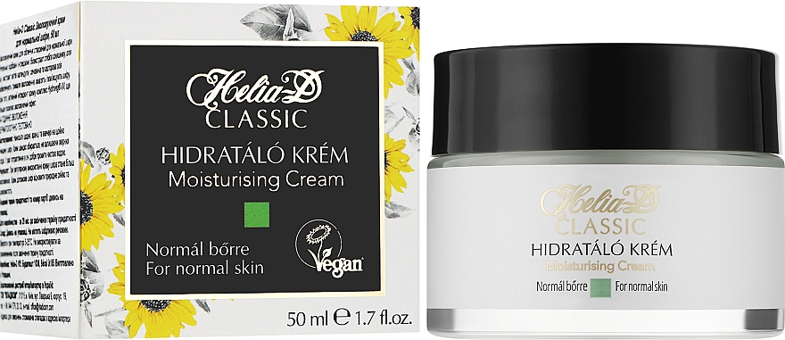 Зволожувальний крем для нормальної шкіри обличчя - Helia-D Classic Moisturising Cream For Normal Skin — фото N2