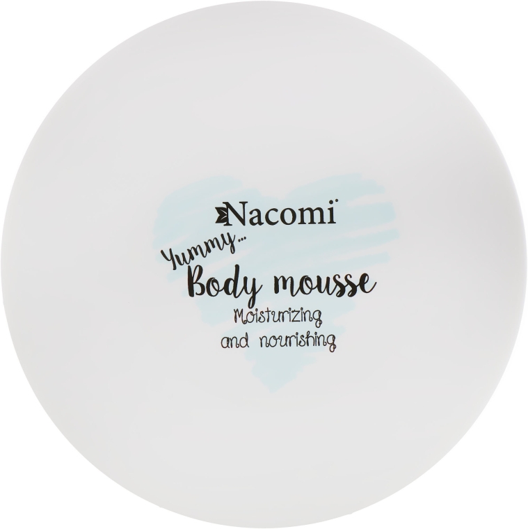 Мус для тіла "Солодкий малиновый кекс" - Nacomi Body Mousse — фото N1