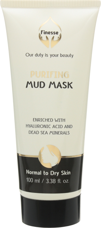 Очищувальна грязьова маска з гіалуроновою кислотою - Finesse Purifying Mud Mask — фото N2