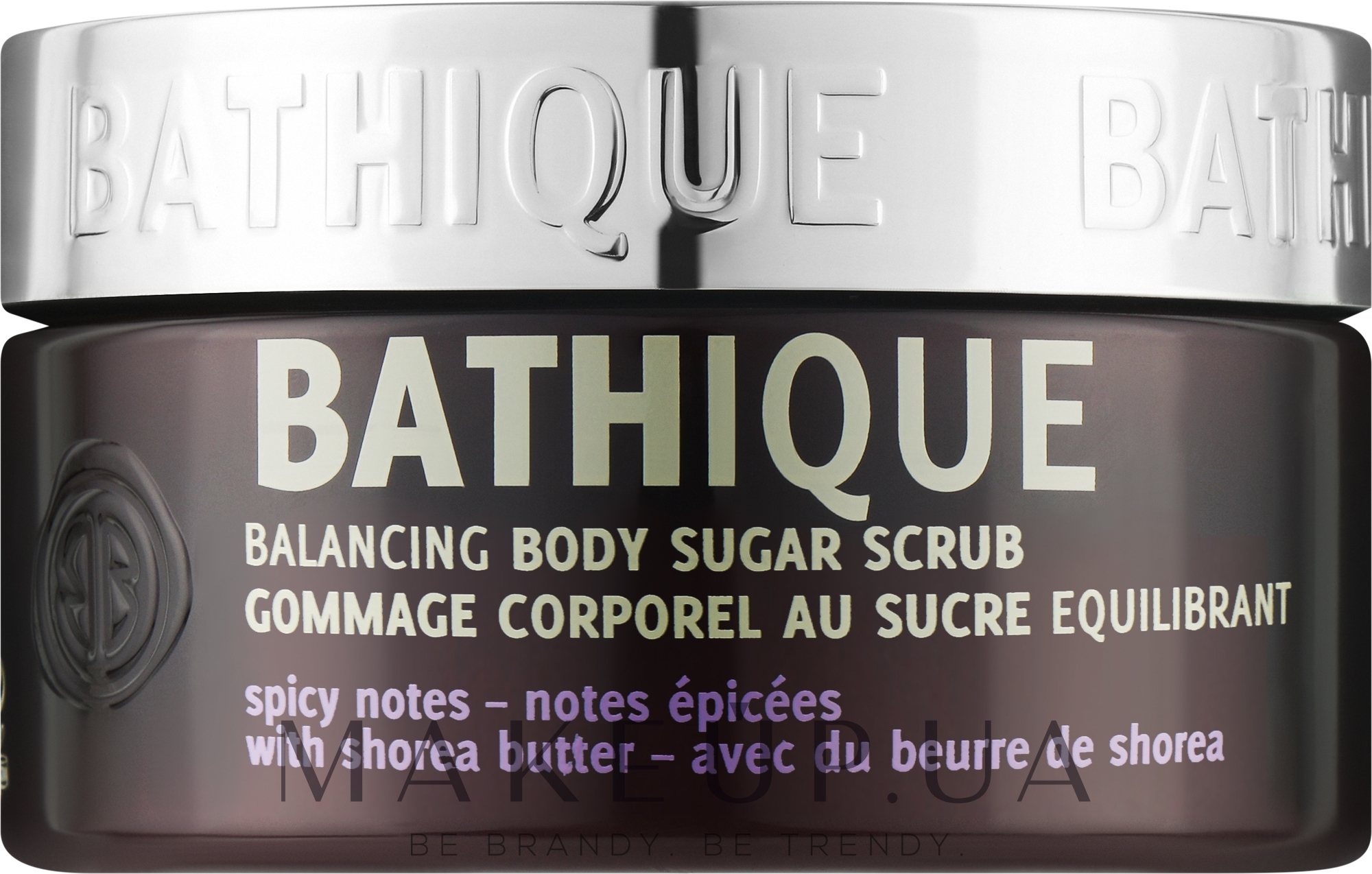 Цукровий скраб для тіла з олією шореї - Mades Cosmetics Bathique Fashion Balancing Body Sugar Scrub — фото 250g