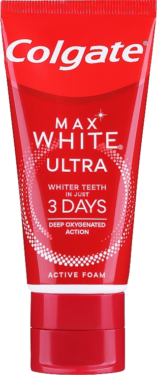Зубна паста - Colgate Max White Ultra Active Foam — фото N1
