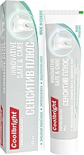 Зубная паста "Сенситив Плюс" - Coolbright Innovative Safe & Care — фото N1