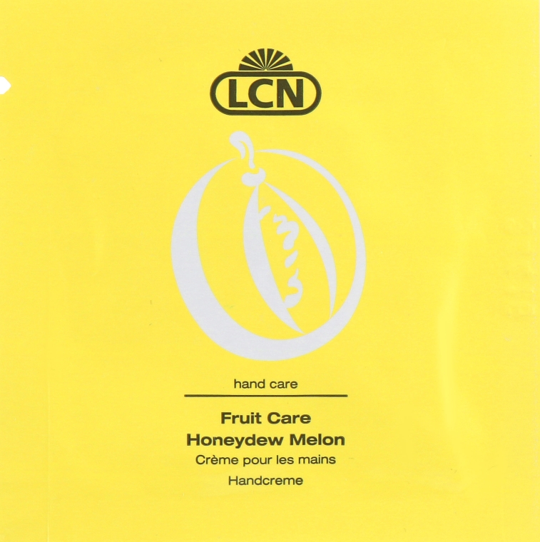 Крем для рук с ароматом дыни - LCN Honeydew Melon Hand Cream (пробник)