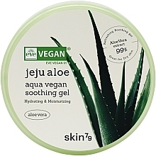 Зволожувальний та заспокійливий гель з алое - Skin79 Jeju Aloe Aqua Vegan Soothing Gel — фото N1