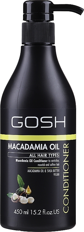Кондиціонер для волосся, з олією макадамії - Gosh Macadamia Oil Conditioner — фото N3