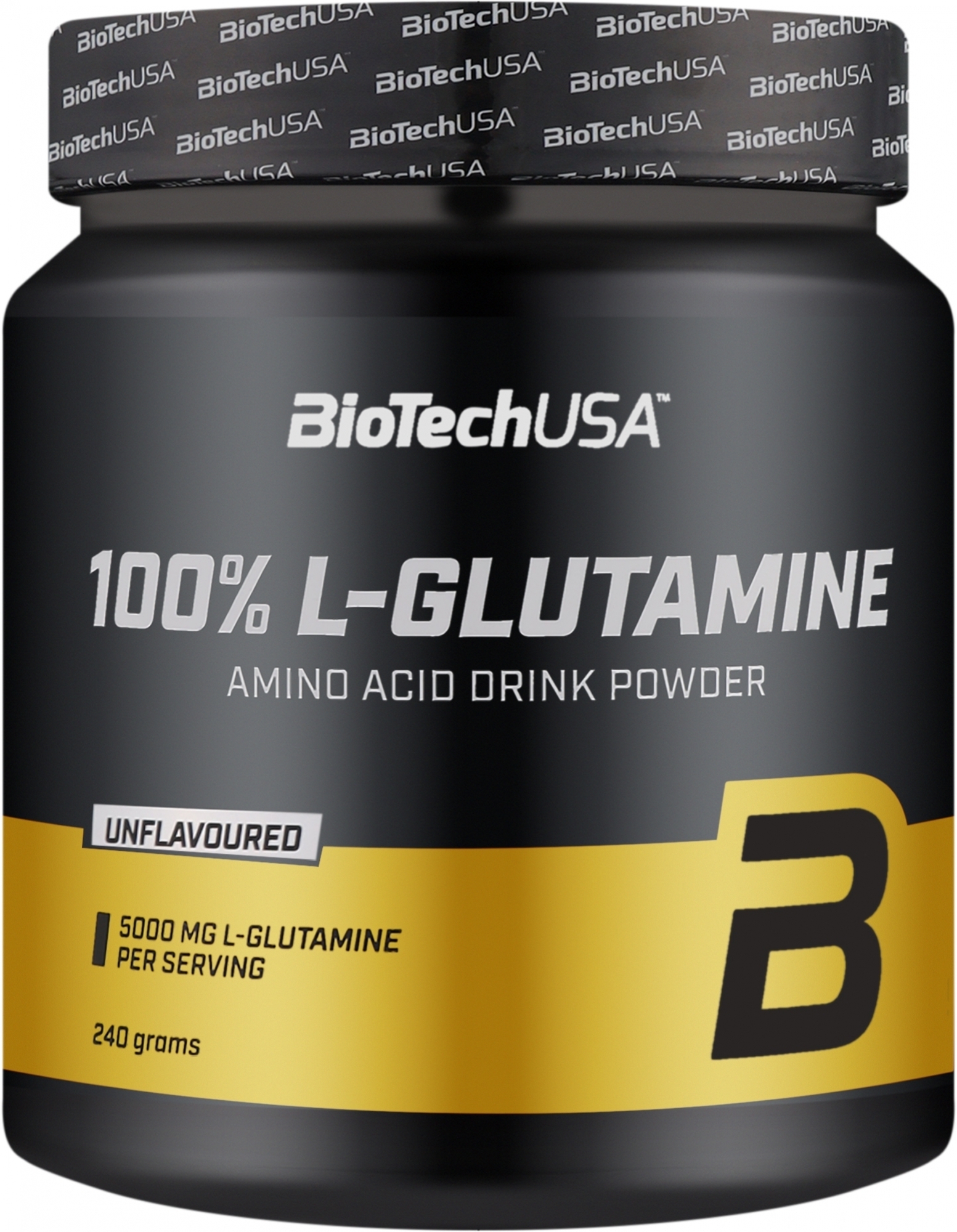 Харчова добавка "L-Глютамін" - BioTechUSA 100% L-Glutamine — фото 240g