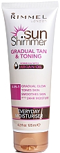 Духи, Парфюмерия, косметика Автозагар для тела - Rimmel Sun Shimmer Gradual Tan and Toning Lotion