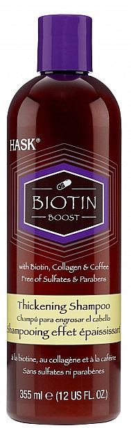 Ущільнювальний шампунь для тонкого волосся з біотином - Hask Biotin Boost Thickening Shampoo — фото N1